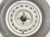 ブリヂストン エコピア R710A 145/80R12 80/78LT /ダイハツ純正  4.0J+ 100-4穴 4本