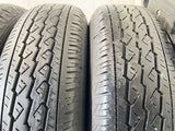 ブリヂストン K370 145/80R12 80/78LT /ダイハツ純正  4.0J+ 100-4穴 4本