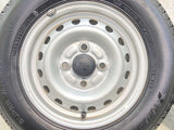 ヨコハマ スーパーバン 356 145/80R12 80/78LT /ダイハツ純正  4.0J+ 100-4穴 4本