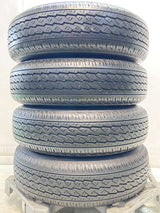 ブリヂストン K370 145/80R12 80/78LT /ダイハツ純正  4.0J+ 100-4穴 4本