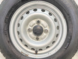 ダンロップ エナセーブ VAN01 145R12 6PR /スバル純正  4.0J+ 100-4穴 4本