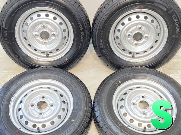 ヨコハマ ブルーアースバンRY55 145/80R12 80/78LT /　  4.0J+ 100-4穴 4本