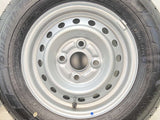ヨコハマ ブルーアースバンRY55 145/80R12 80/78LT /　  4.0J+ 100-4穴 4本