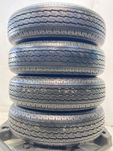 ブリヂストン K370 145/80R12 80/78LT /ダイハツ純正  4.0J+ 100-4穴 4本