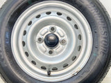 ブリヂストン K370 145/80R12 80/78LT /ダイハツ純正  4.0J+ 100-4穴 4本