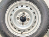 ブリヂストン K370 145/80R12 80/78LT /ダイハツ純正  4.0J+ 100-4穴 4本