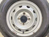 ダンロップ エナセーブ VAN01 145/80R12 80/78LT /　 キャロウィン 3.5J+ 100-4穴 4本