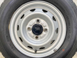 ダンロップ エナセーブ VAN01 145/80R12 80/78LT /　 キャロウィン 3.5J+ 100-4穴 4本