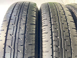 ダンロップ エナセーブ VAN01 145/80R12 80/78LT /　 キャロウィン 3.5J+ 100-4穴 4本