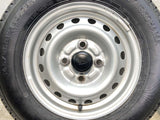 ヨコハマ スーパーバン 356 145/80R12 80/78LT /ダイハツ純正  4.0J+ 100-4穴 4本