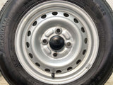ヨコハマ スーパーバン 356 145/80R12 80/78LT /ダイハツ純正  4.0J+ 100-4穴 4本