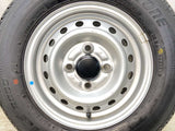 ブリヂストン エコピア R680 145/80R12 80/78LT /　  4.0J+ 100-4穴 4本
