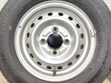 ブリヂストン エコピア R680 145/80R12 80/78LT /　  4.0J+ 100-4穴 4本
