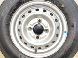 ブリヂストン エコピア R680 145/80R12 80/78LT /　  4.0J+ 100-4穴 4本