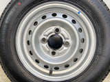 ヨコハマ スーパーバン 356 145/80R12 80/78LT /　  4.0J+ 100-4穴 4本