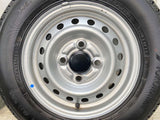 ヨコハマ スーパーバン 356 145/80R12 80/78LT /　  4.0J+ 100-4穴 4本