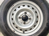 ブリヂストン K370 145/80R12 80/78LT /スバル純正  4.0J+ 100-4穴 4本