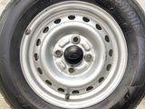 ブリヂストン K370 145/80R12 80/78LT /スバル純正  4.0J+ 100-4穴 4本