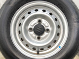 ブリヂストン K370 145/80R12 80/78LT /スズキ純正  4.0J+ 100-4穴 4本