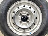 ダンロップ エナセーブ VAN01 145R12 6PR /マツダ純正  4.0J+ 100-4穴 4本