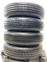 ブリヂストン K370 145/80R12 80/78LT /　  4.0J+ 100-4穴 4本