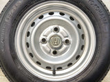ヨコハマ スーパーバン 356 145/80R12 80/78LT /ホンダ純正  4.0J+ 100-4穴 4本