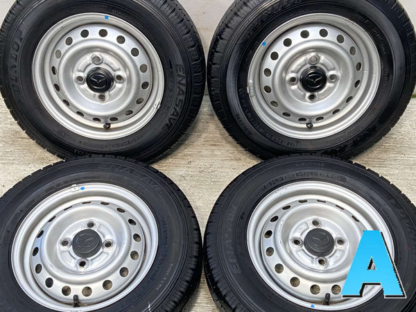 ダンロップ エナセーブ VAN01 145/80R12 80/78LT /マツダ純正  4.0J+ 100-4穴 4本