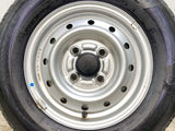 ブリヂストン K370 145/80R12 80/78LT /スズキ純正  4.0J+ 100-4穴 4本