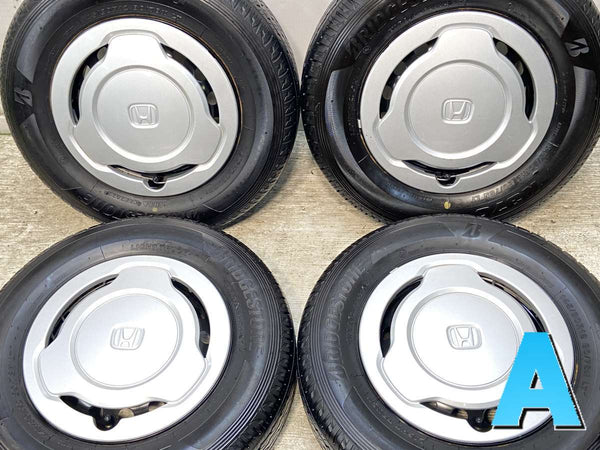 ブリヂストン K370 145/80R12 80/78LT /ホンダ純正  4.0J+ 100-4穴 4本