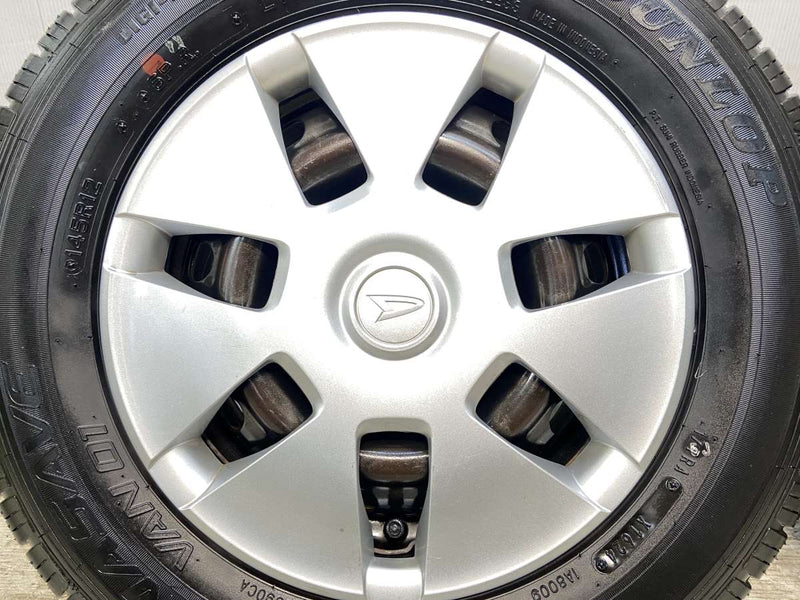 ダンロップ エナセーブ VAN01 145R12 6PR /ダイハツ純正  4.0J+ 100-4穴 4本