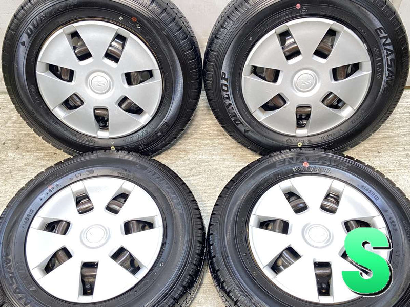 ダンロップ エナセーブ VAN01 145R12 6PR /ダイハツ純正  4.0J+ 100-4穴 4本