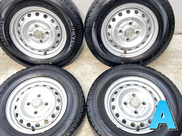 ダンロップ エナセーブ VAN01 145R12 6PR /ホンダ純正  4.0J+ 100-4穴 4本