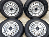 ブリヂストン エコピア R710A 145/80R12 80/78LT /ダイハツ純正  4.0J+ 100-4穴 4本