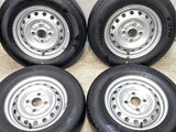 ブリヂストン K370 145/80R12 80/78LT /ダイハツ純正  4.0J+ 100-4穴 4本