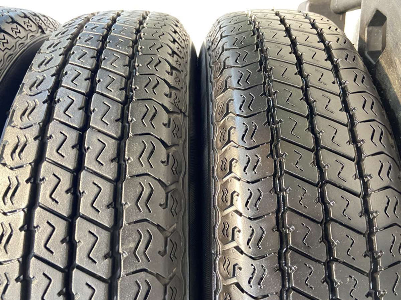 ヨコハマ スーパーバン 356 145/80R12 80/78LT /ダイハツ純正  4.0J+ 100-4穴 4本