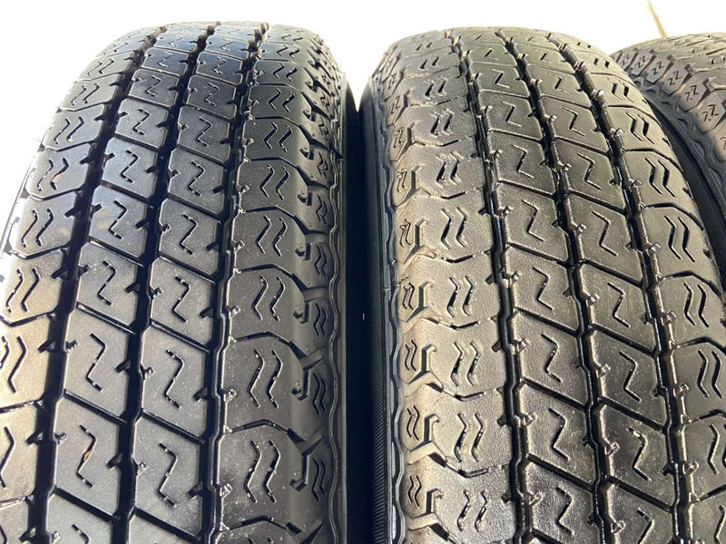 ヨコハマ スーパーバン 356 145/80R12 80/78LT /ダイハツ純正  4.0J+ 100-4穴 4本