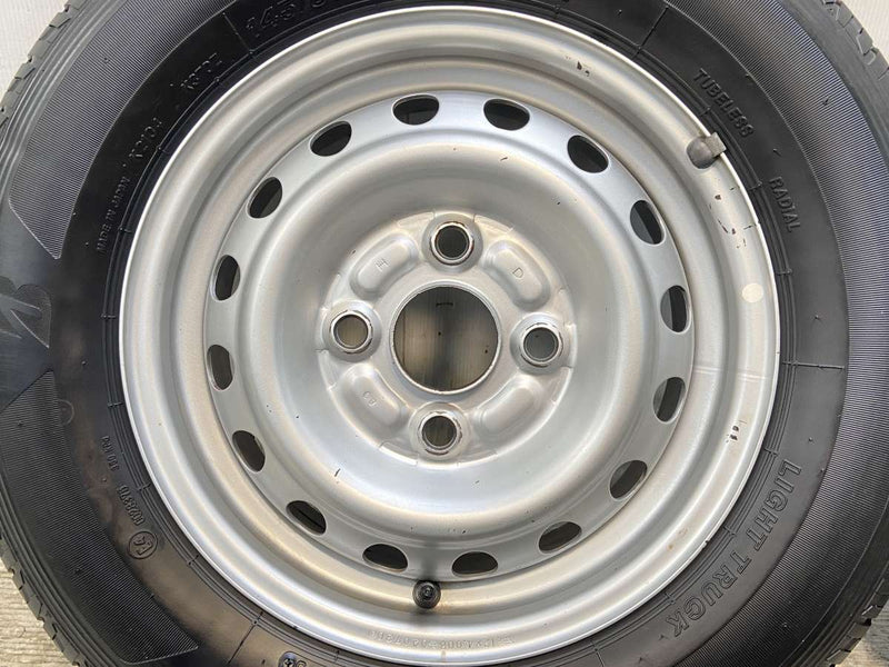 ブリヂストン K370 145/80R12 80/78LT /ダイハツ純正  4.0J+ 100-4穴 4本