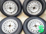 ヨコハマ スーパーバン 356 145/80R12 80/78LT /　 TOPY A100 4.0J+ 100-4穴 4本