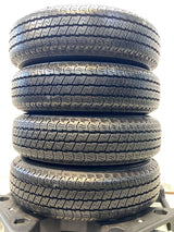 ヨコハマ スーパーバン 356 145/80R12 80/78LT /　 TOPY A100 4.0J+ 100-4穴 4本