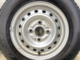 ヨコハマ スーパーバン 356 145/80R12 80/78LT /　 TOPY A100 4.0J+ 100-4穴 4本