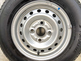 ヨコハマ スーパーバン 356 145/80R12 80/78LT /　 TOPY A100 4.0J+ 100-4穴 4本