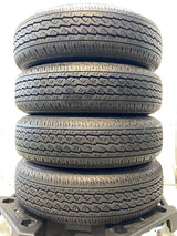ブリヂストン K370 145/80R12 80/78LT /ダイハツ純正  4.0J+ 100-4穴 4本