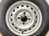 ブリヂストン K370 145/80R12 80/78LT /ダイハツ純正  4.0J+ 100-4穴 4本