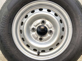 ブリヂストン K370 145/80R12 80/78LT /ダイハツ純正  4.0J+ 100-4穴 4本