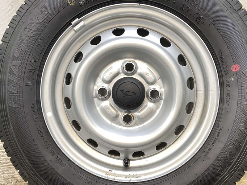ダンロップ エナセーブ VAN01 145/80R12 80/78LT /ダイハツ純正  4.0J+ 100-4穴 4本