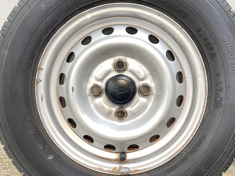 ダンロップ エナセーブ VAN01 145R12 6PR /ダイハツ純正  4.0J+ 100-4穴 4本