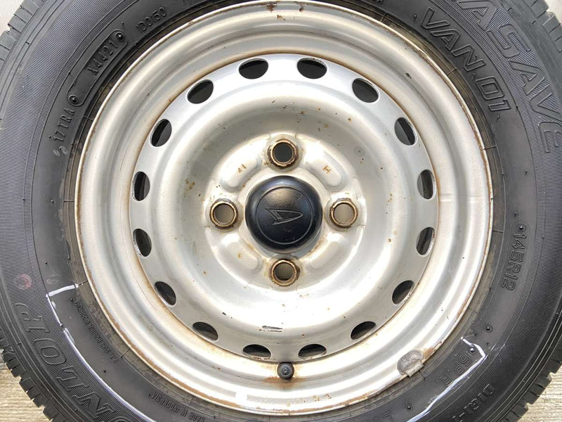 ダンロップ エナセーブ VAN01 145R12 6PR /ダイハツ純正  4.0J+ 100-4穴 4本