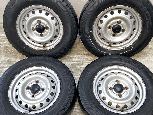 ダンロップ エナセーブ VAN01 145R12 6PR /ダイハツ純正  4.0J+ 100-4穴 4本