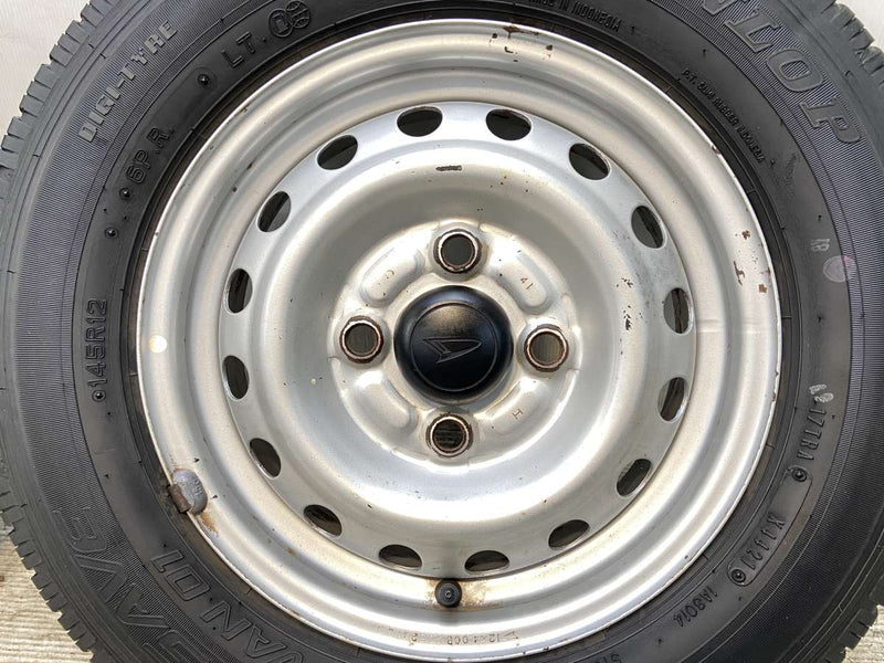 ダンロップ エナセーブ VAN01 145R12 6PR /ダイハツ純正  4.0J+ 100-4穴 4本