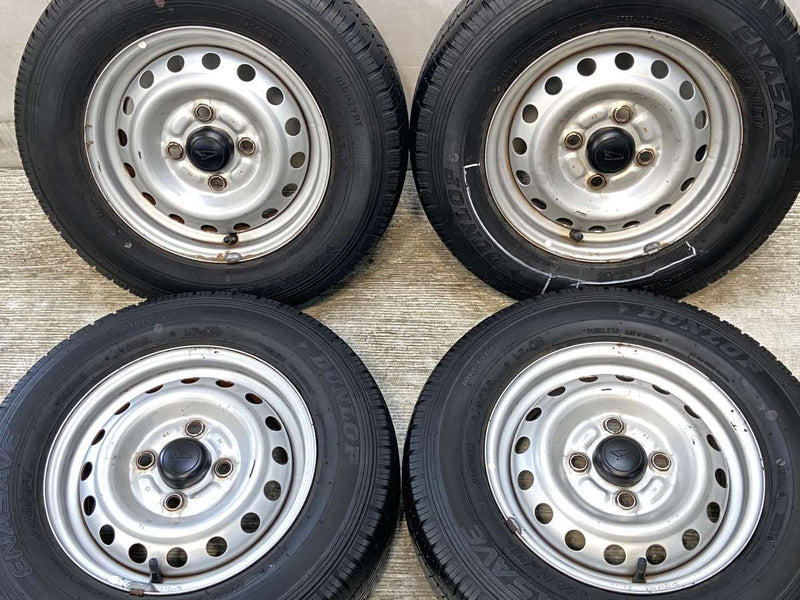 ダンロップ エナセーブ VAN01 145R12 6PR /ダイハツ純正  4.0J+ 100-4穴 4本